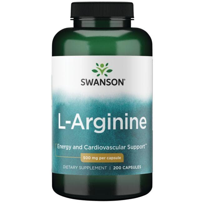 L-ARGININE 500mg 200 CAPS - Swanson | WestPharmacy.nl