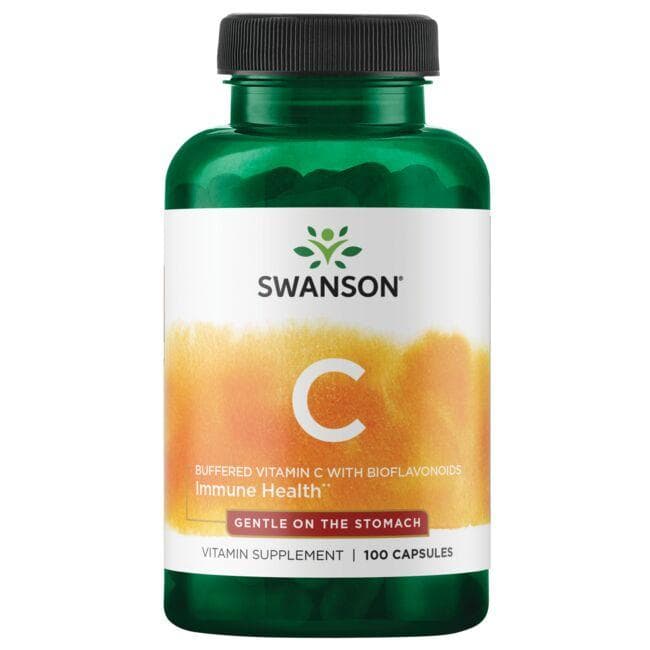 BUFFERED C W/BIOFLV 500mg 100 CAPS - Swanson | WestPharmacy.nl