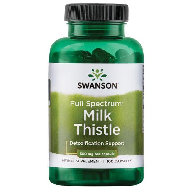 FULL SPECTRUM MILK THISTLE 500mg 100 CAPS - Swanson | WestPharmacy.nl
