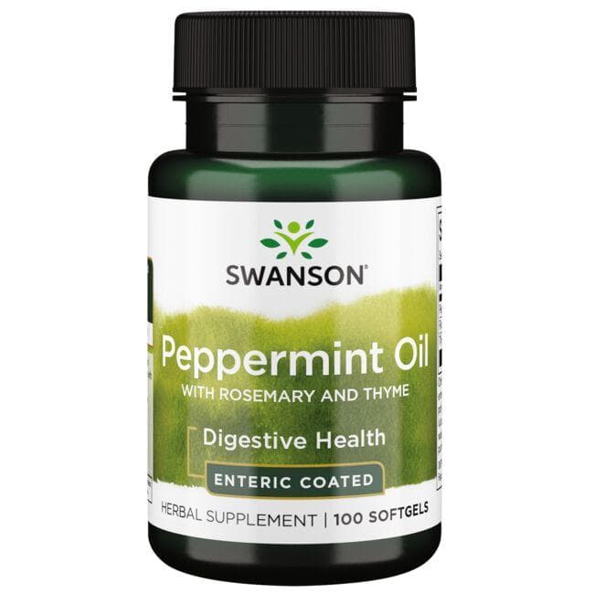 PEPPERMINT OIL COMBO 100 SGELS - Swanson | WestPharmacy.nl