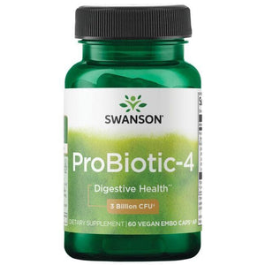 ProBiotic-4 - Probiotikai - 3 mlrd. - N60 - Swanson - Vaistine1.lt