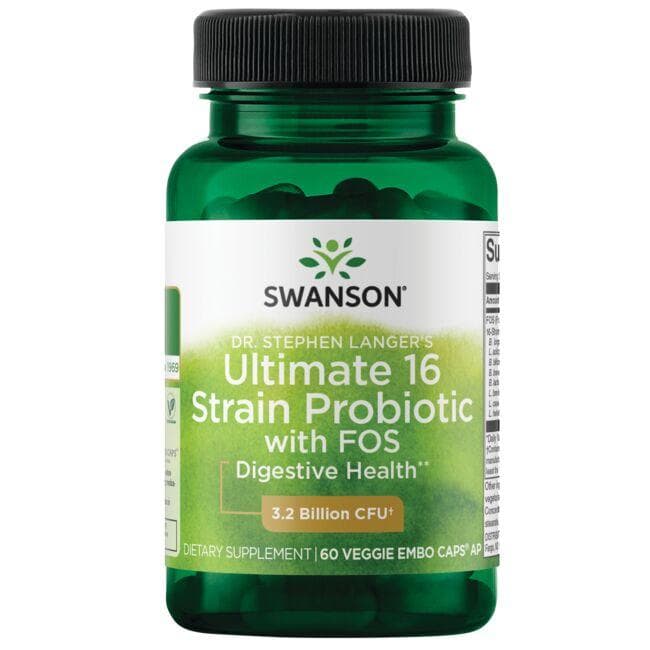 ULTIMATE 16 STRAIN PROBIOTICS WITH FOS 60 VCAPS - Swanson | WestPharmacy.nl