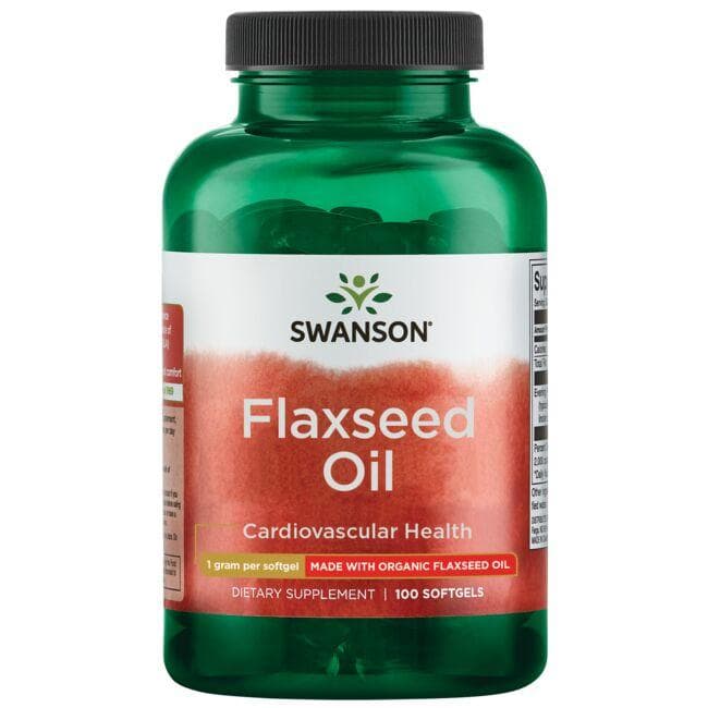 EFA FLAXSEED OIL 1000mg 100 SGELS - Swanson | WestPharmacy.nl