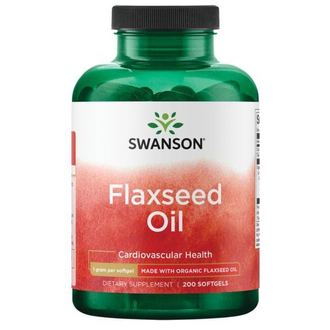 EFA FLAXSEED OIL 1000mg 200 SGELS - Swanson | WestPharmacy.nl