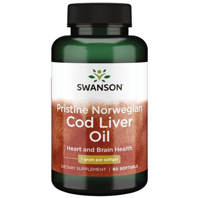 PRISTINE NORWEGIAN COD LIVER OIL 1G 60 SGELS - Swanson | WestPharmacy.nl