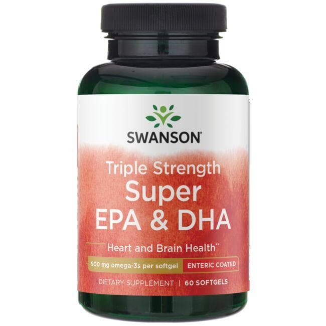 Triple Strength Super EPA & DHA 900mg 60 SGELS - Swanson | WestPharmacy.nl