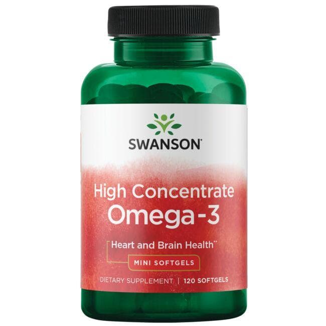 HIGH CONCENTRATE OMEGA-3 120 SGELS - Swanson | WestPharmacy.nl
