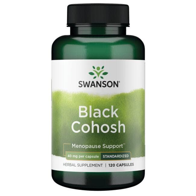 Black Cohosh - Standardized 40mg 120 CAPS - Swanson | WestPharmacy.nl