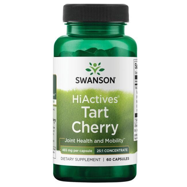 HIACTIVES TART CHERRY 465MG 60 CAPS - Swanson | WestPharmacy.nl