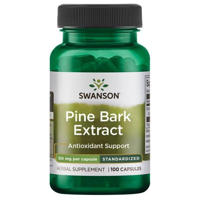 Pine Bark Extract - Standardized 50mg 100 - Swanson | WestPharmacy.nl
