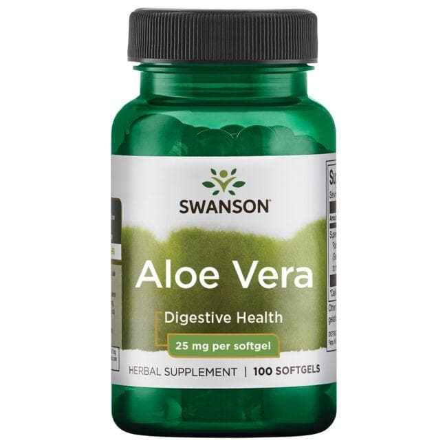 ALOE VERA 25MG 100 SGELS - Swanson | WestPharmacy.nl