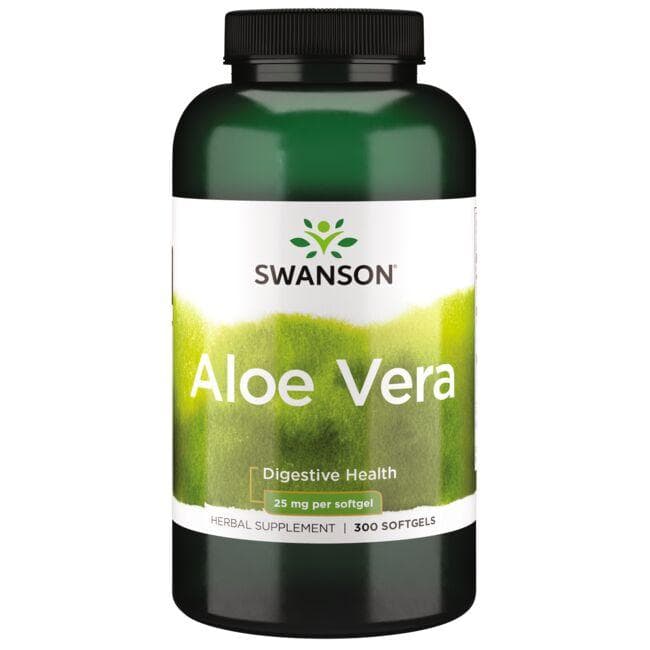 ALOE VERA 25MG 300 SGELS - Swanson | WestPharmacy.nl