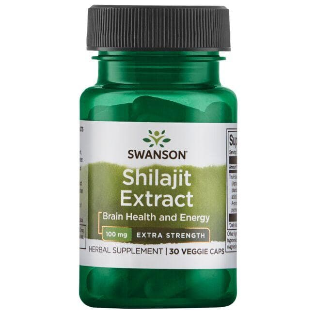 Shilajit Extract - Extra Strength 100mg 30 VCAPS - Swanson | WestPharmacy.nl