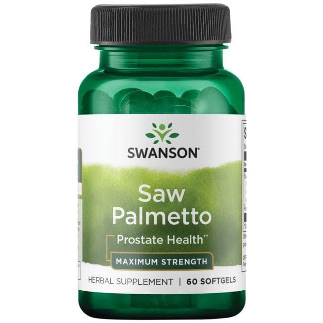 SAW PALMETTO 320mg 60 SGELS - Swanson | WestPharmacy.nl