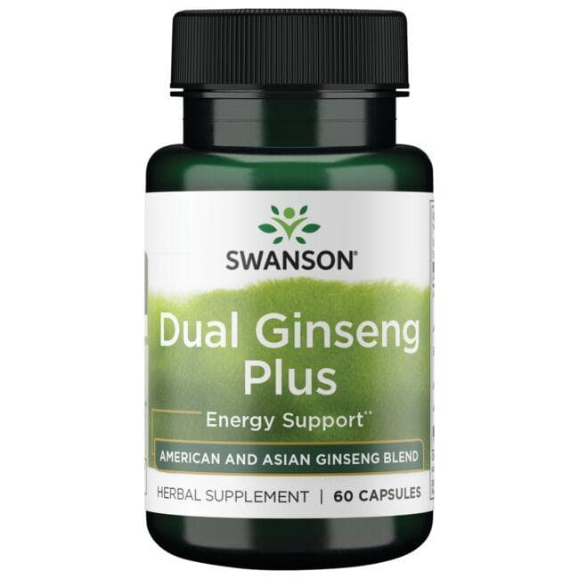 DUAL GINSENG PLUS 60 CAPS - Swanson | WestPharmacy.nl
