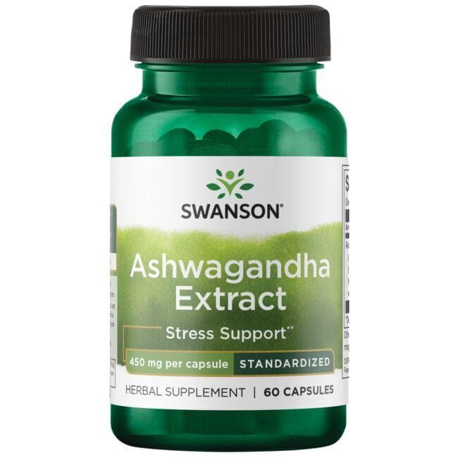 ASHWAGANDHA EXTRACT 450mg 60 CAPS - Swanson | WestPharmacy.nl