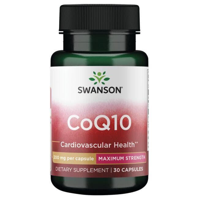 COQ10 - MAXIMUM STRENGTH 200mg 30 CAPS - Swanson | WestPharmacy.nl