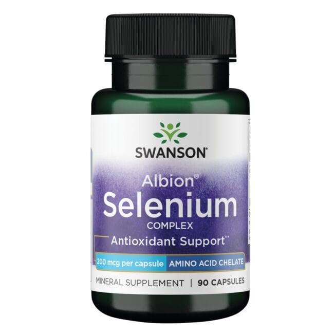 Albion Selenium Complex - Seleno kompleksas - 200 mcg - N90 - Swanson - Vaistine1.lt