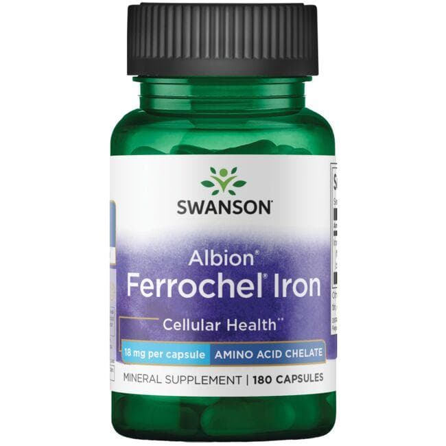 ALBION FERROCHEL IRON 18mg 180 CAPS - Swanson | WestPharmacy.nl
