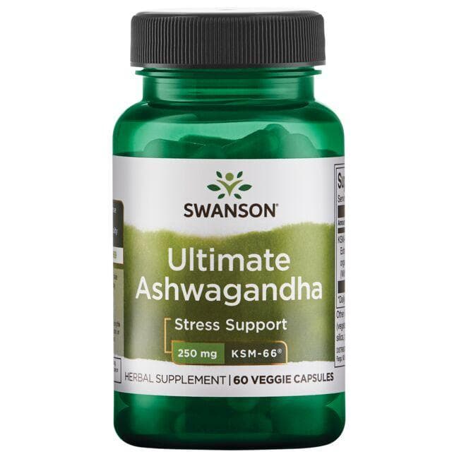ULTRA ASHWAGANDHA KSM-66 250mg 60 VCAPS - Swanson | WestPharmacy.nl