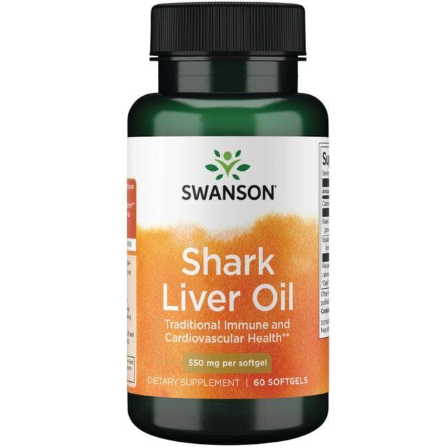 ULTRA SHARK LIVER OIL 550mg 60 SGELS - Swanson | WestPharmacy.nl