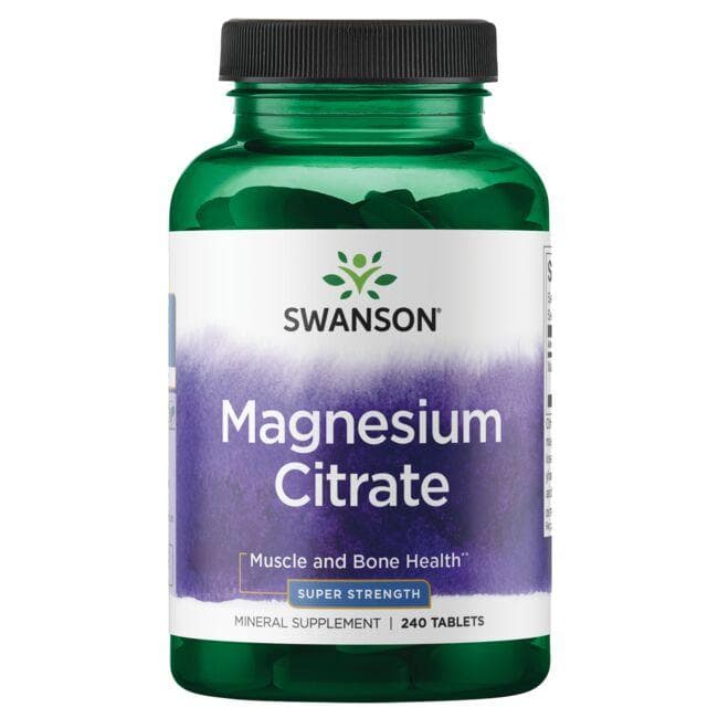 ULTRA SUP-STR MAGNESIUM CITRATE 112.5 mg 240 TABS - Swanson | WestPharmacy.nl