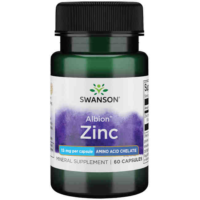ULTRA ALBION CHELATED ZINC 15MG 60 CAPS - Swanson | WestPharmacy.nl