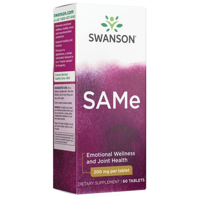 ULTRA SAM-E 200mg 60 TABS - Swanson | WestPharmacy.nl