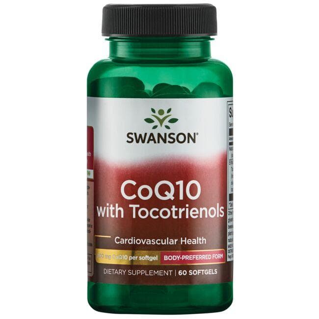 CoQ10 with Tocotrienols - Kofermentas - 200 mg + 20 mg - N60 - Swanson - Vaistine1.lt