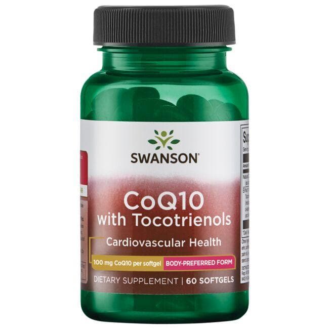 COQ10 100mg WITH TOCOTRIENOLS 60 SGELS - Swanson | WestPharmacy.nl