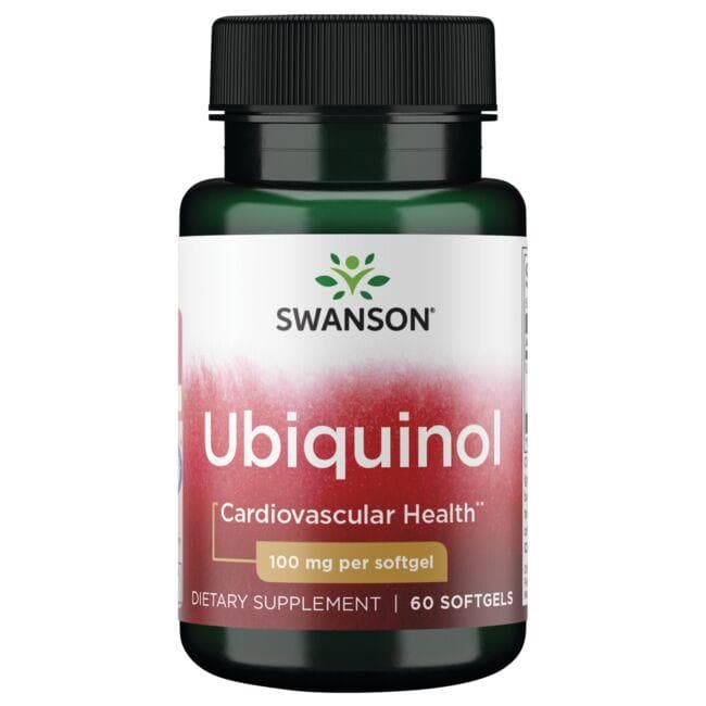 UBIQUINOL 100mg 60 SGELS - Swanson | WestPharmacy.nl