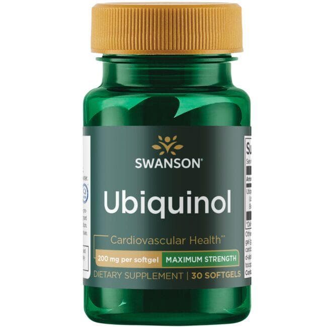 UBIQUINOL - MAXIMUM STRENGTH 200mg 30 SGELS - Swanson | WestPharmacy.nl