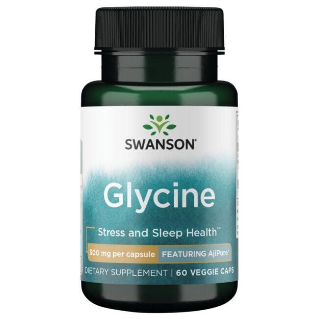 GLYCINE - FEATURING AJIPURE 500mg 60 VCAPS - Swanson | WestPharmacy.nl