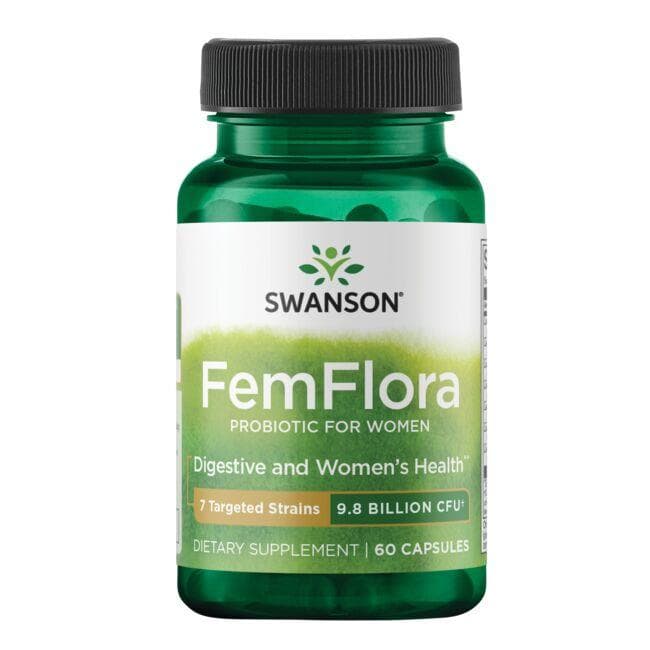 ULTRA FEMFLORA FEMININE PROBIOTIC FORMULA 60 CAPS - Swanson | WestPharmacy.nl