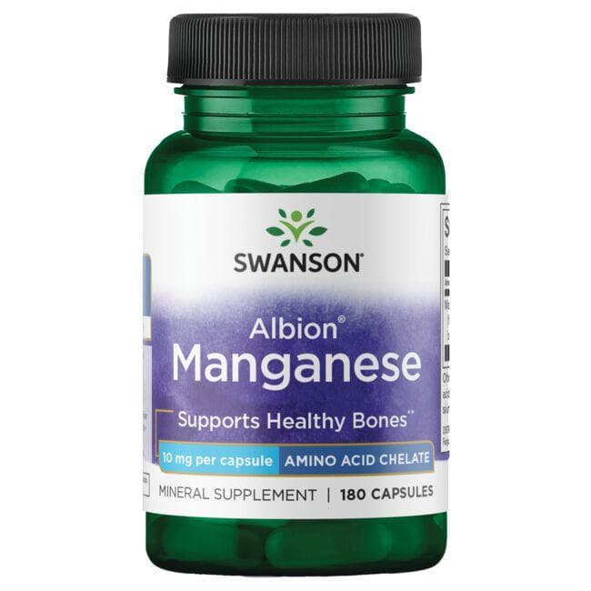 ALBION MANGANESE 10mg 180 CAPS - Swanson | WestPharmacy.nl