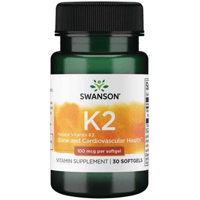 VITAMIN K2 - NATURAL 100MCG 30 CAPS - Swanson | WestPharmacy.nl