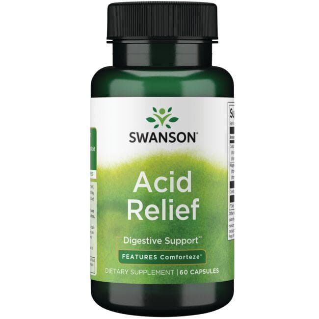 ULTRA ACID RELIEF 60 CAPS - Swanson | WestPharmacy.nl