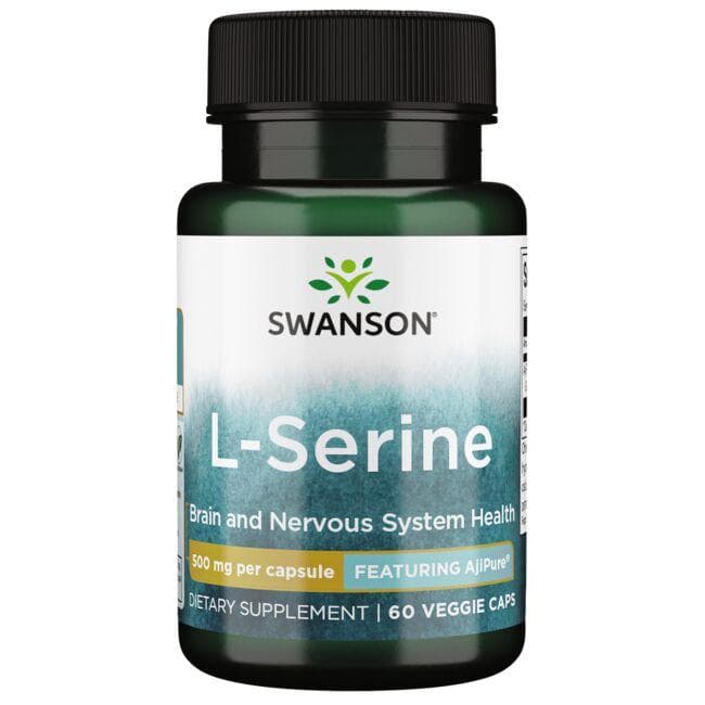 ULTRA AJIPURE L-SERINE 500mg 60 VCAPS - Swanson | WestPharmacy.nl