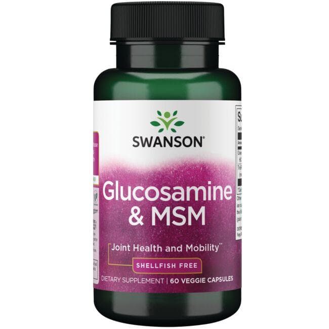 Glucosamine & Msm - Shellfish Free 60 VCAPS - Swanson | WestPharmacy.nl