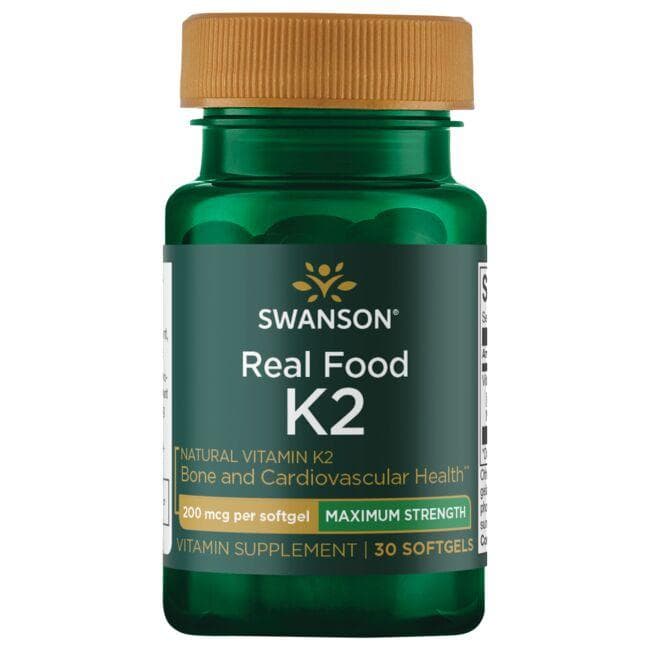 VITAMIN K2 - NATURAL 200 MCG 30 CAPS - Swanson | WestPharmacy.nl