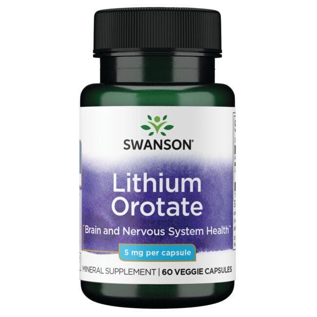 LITHIUM OROTATE 5MG 60 VCAPS - Swanson | WestPharmacy.nl