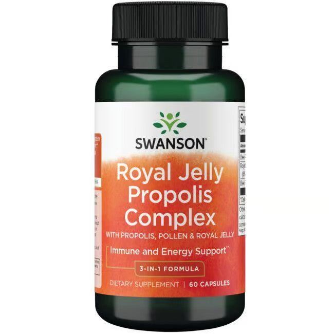 Royal Jelly Propolis Complex 60 CAPS - Swanson | WestPharmacy.nl