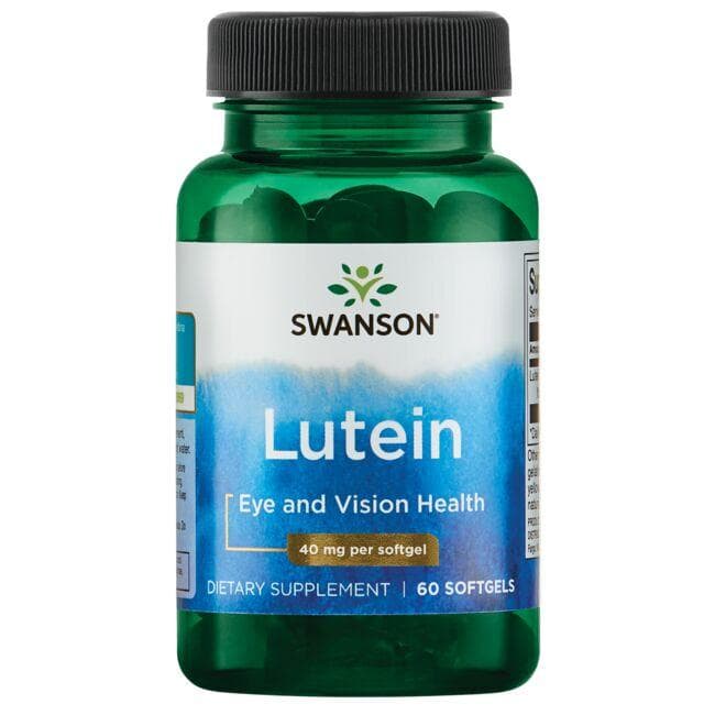 Lutein 40mg 60 SGELS - Swanson | WestPharmacy.nl