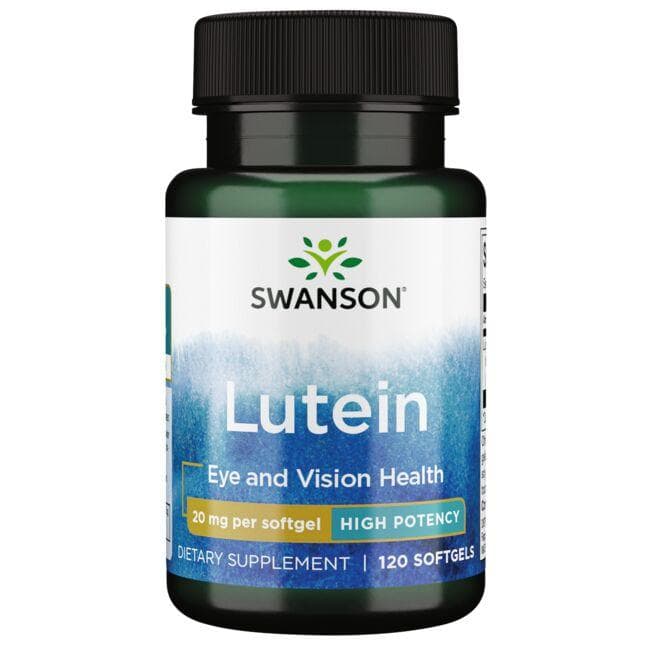 Lutein - High Potency 20mg 120 SGELS - Swanson | WestPharmacy.nl