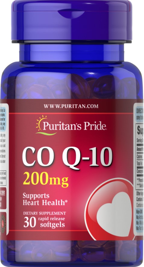 CoQ10, 200mg - 30 softgels - Puritan's Pride - Vaistine1.lt - WestPharmacy.eu