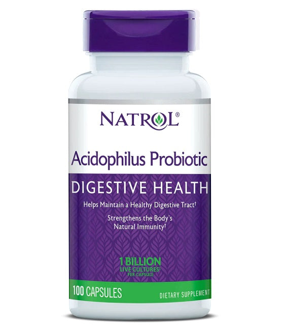 Acidophilus Probiotic - 100 caps - Natrol - Vaistine1.lt - WestPharmacy.eu