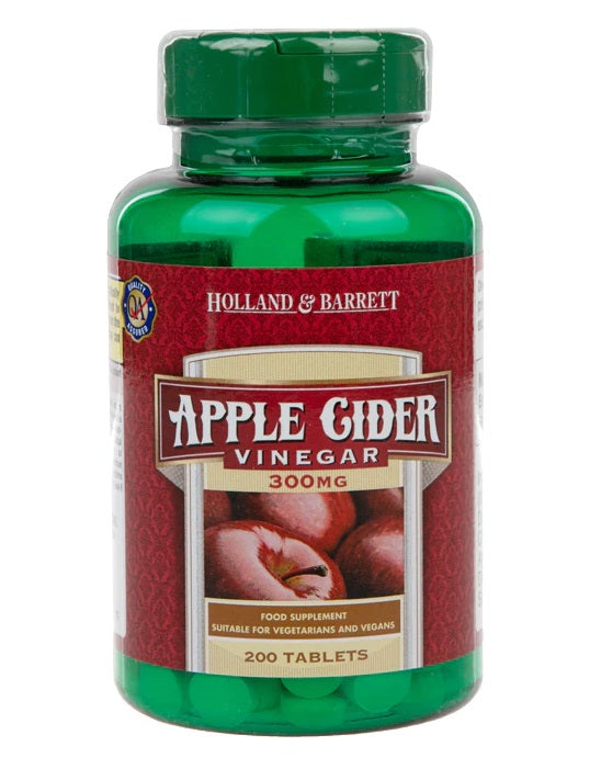 Apple Cider Vinegar, 300mg - 200 tabs - Holland & Barrett | WestPharmacy.nl - Detox