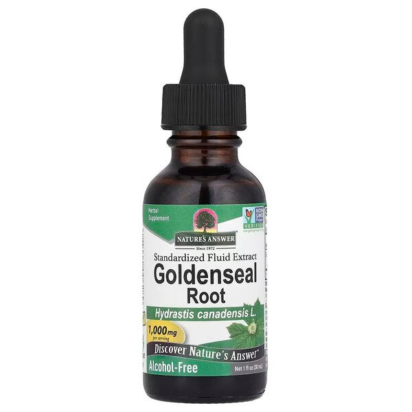 Goldenseal Root, 1000mg - 30 ml. - Nature's Answer - Vaistine1.lt - WestPharmacy.eu