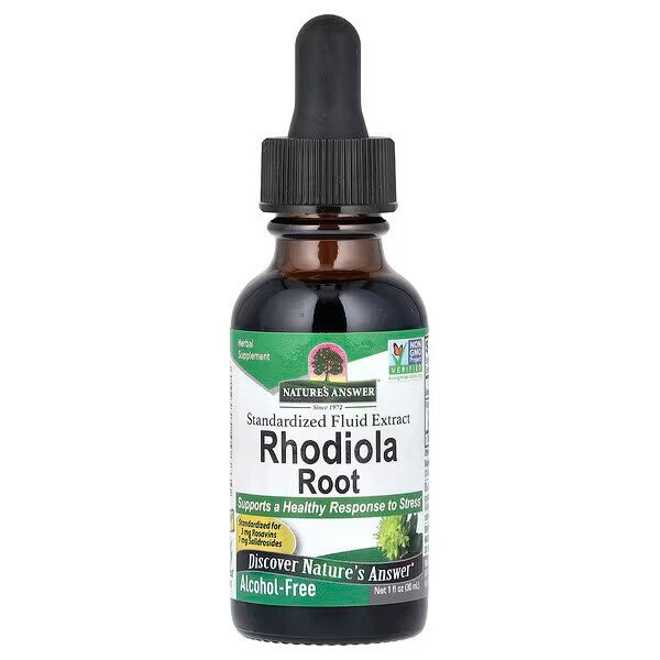 Rhodiola Root, 1000mg - 30 ml. - Nature's Answer - Vaistine1.lt - WestPharmacy.eu