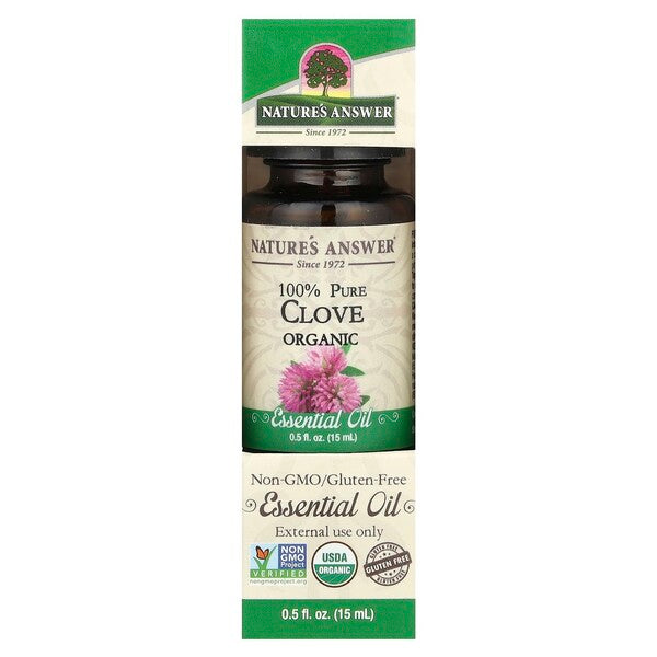 100% Pure Clove Essential Oil - 15 ml. - Nature's Answer - Vaistine1.lt - WestPharmacy.eu